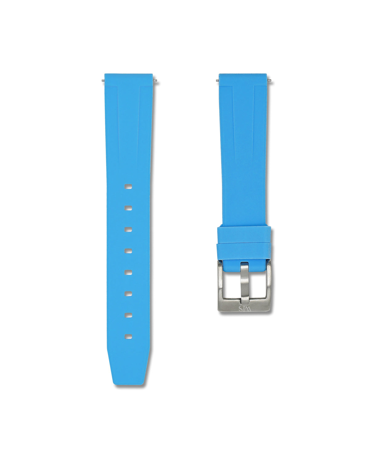 Miami Blue Quick Release Rubber Strap 18mm