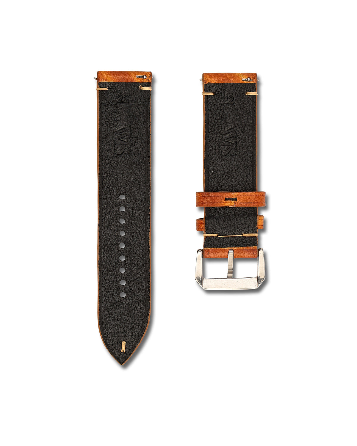 Sienna Brushed Calf Leather Watch Strap 22mm