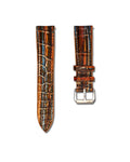 Picasso Patina Alligator Leather Watch Strap 19mm