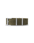 Army Green Woven Nylon Strap 19mm