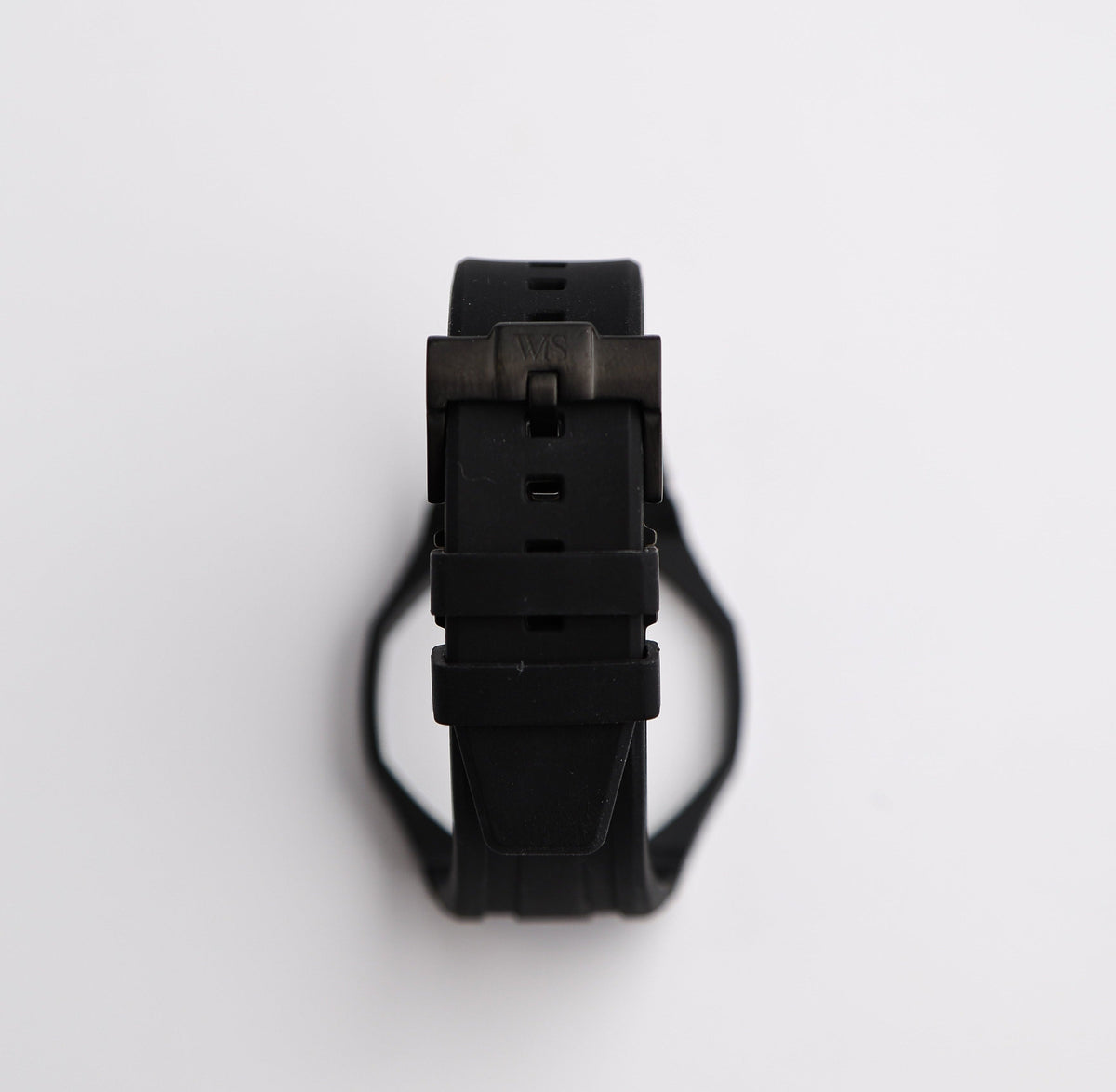 Rubber Strap & Case For AP x Swatch Royal Pop Rubber Strap - Tuxedo Black