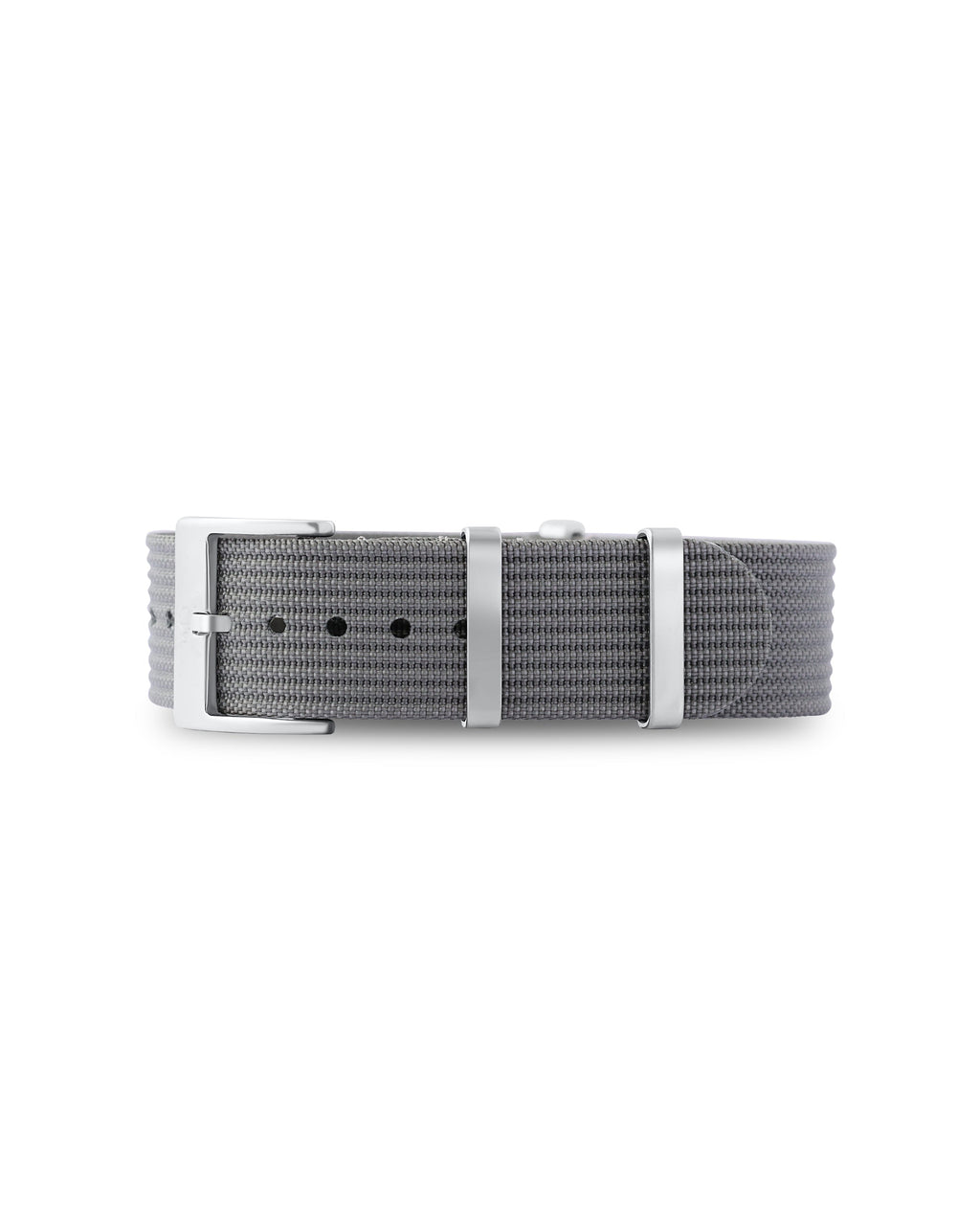 Charcoal Grey Woven Nylon Strap 19mm