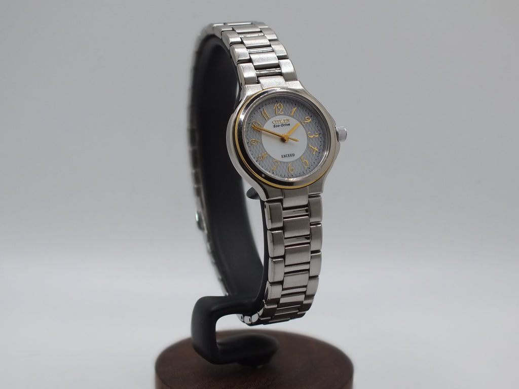 Citizen Exceed A980 Eco-Drive Women’s Two-Tone Watch - New Cell