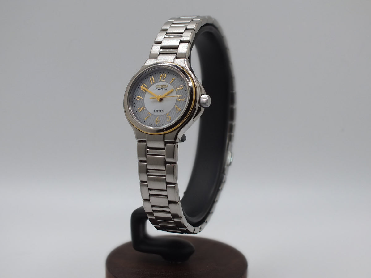 Citizen Exceed A980 Eco-Drive Women’s Two-Tone Watch - New Cell