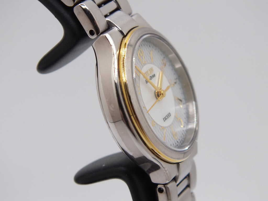 Citizen Exceed A980 Eco-Drive Women’s Two-Tone Watch - New Cell