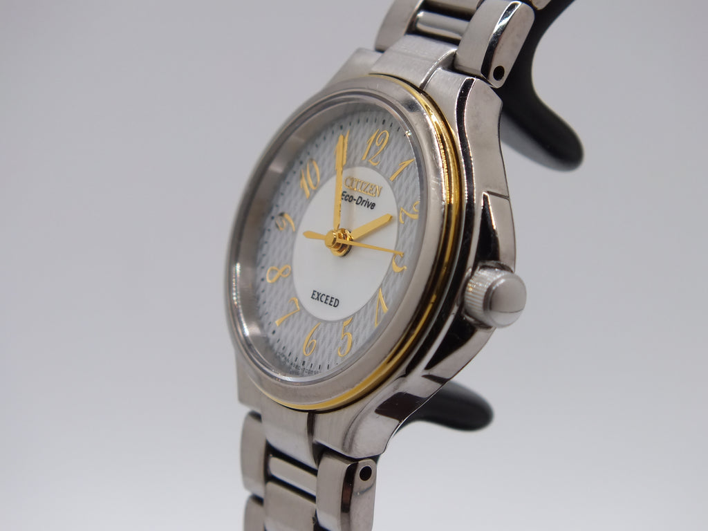 Citizen Exceed A980 Eco-Drive Women’s Two-Tone Watch - New Cell