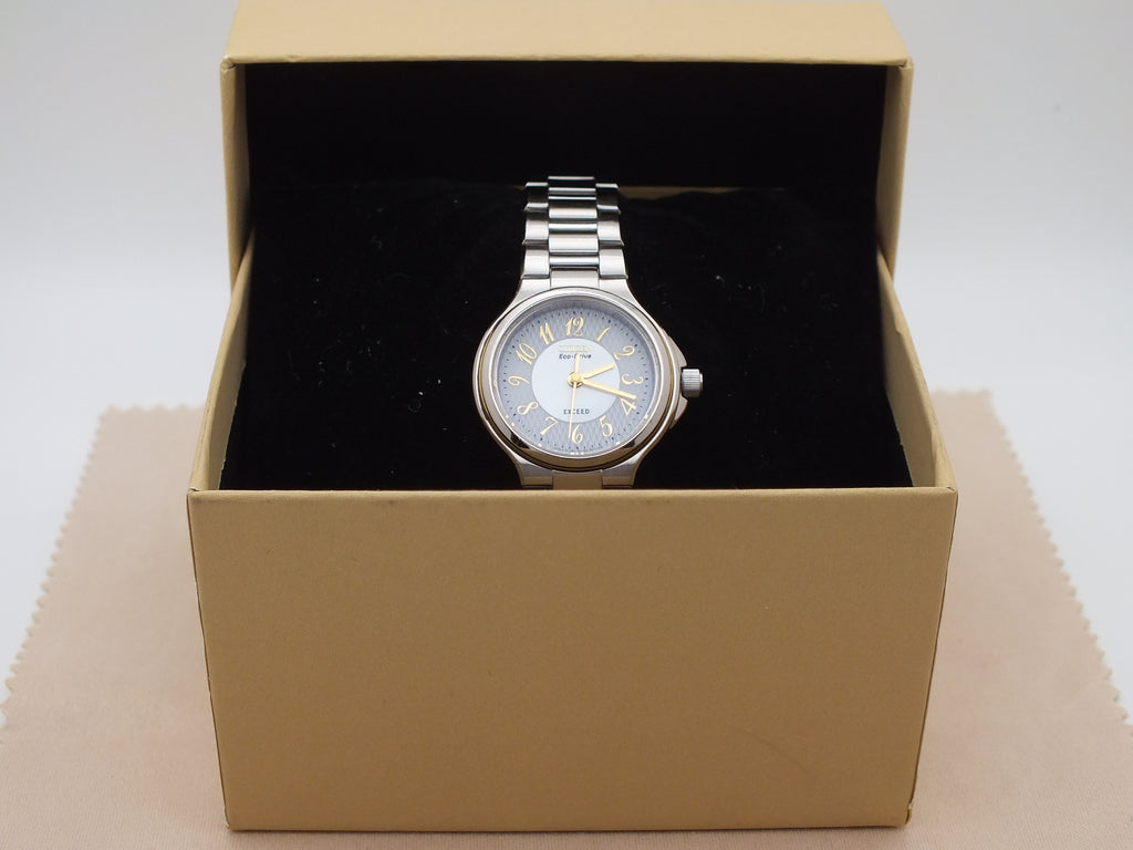 Citizen Exceed A980 Eco-Drive Women’s Two-Tone Watch - New Cell