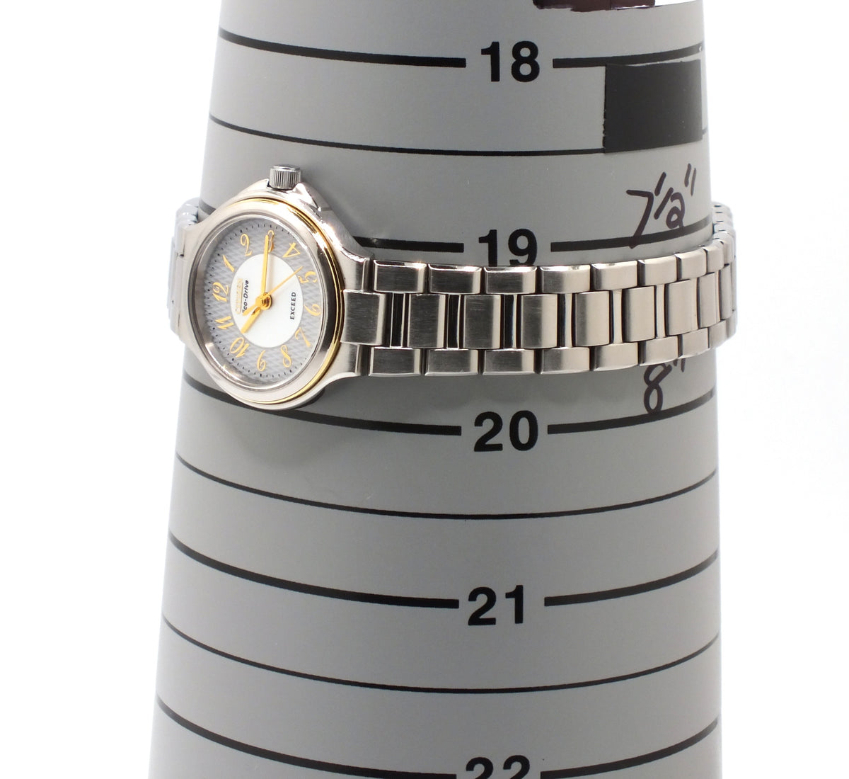 Pre-Owned Citizen Exceed Eco-Drive Women's Two-Tone Watch A980