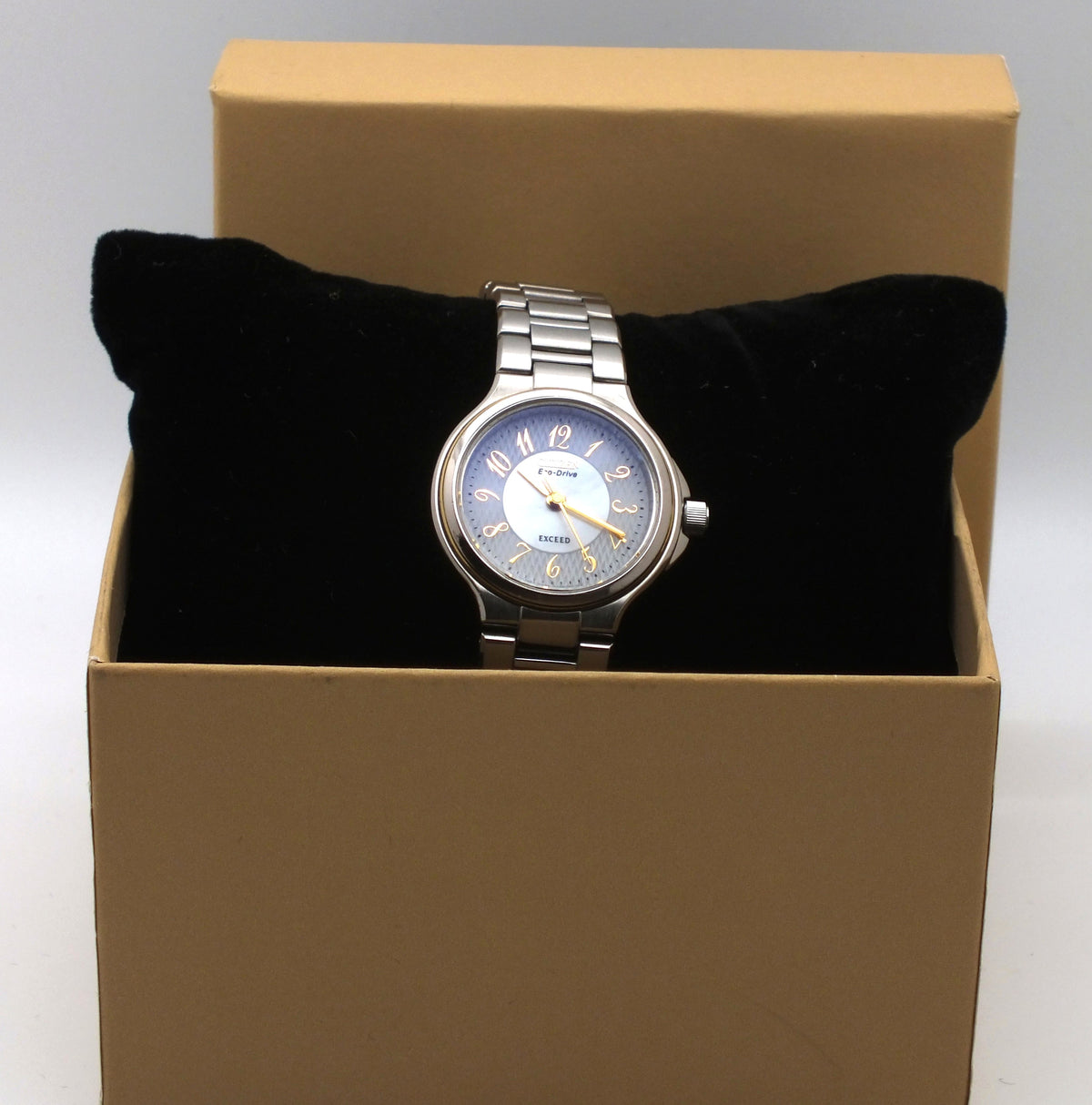 Pre-Owned Citizen Exceed Eco-Drive Women's Two-Tone Watch A980