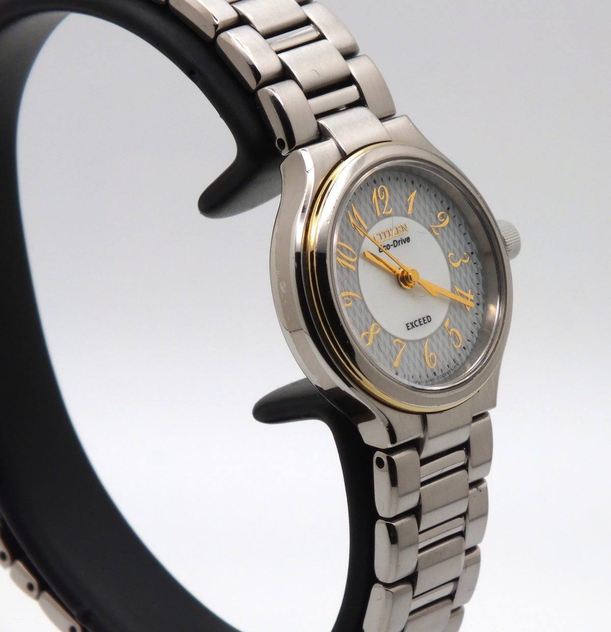 Pre-Owned Citizen Exceed Eco-Drive Women's Two-Tone Watch A980