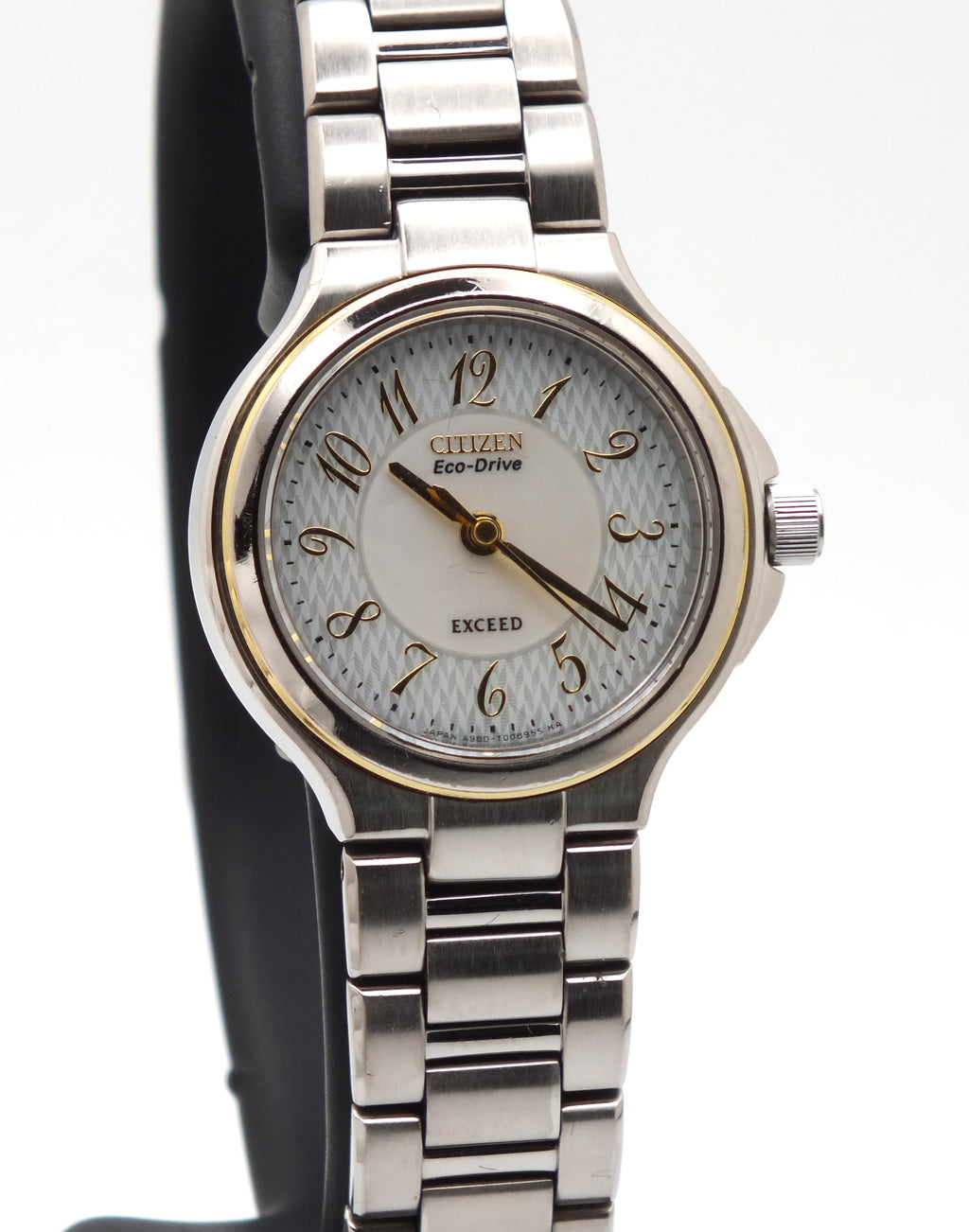 Pre-Owned Citizen Exceed Eco-Drive Women's Two-Tone Watch A980