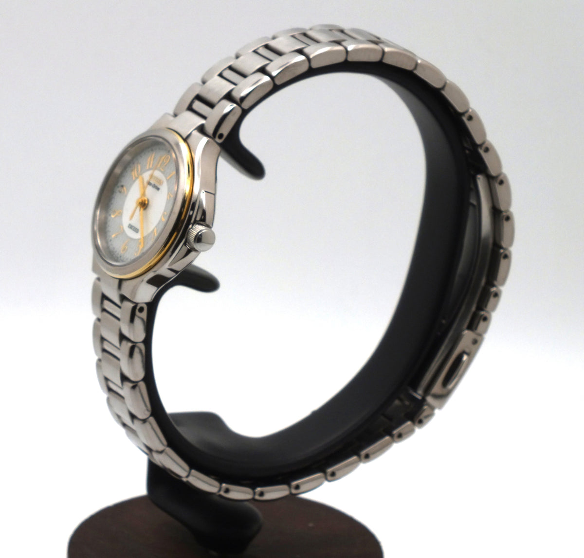 Pre-Owned Citizen Exceed Eco-Drive Women's Two-Tone Watch A980