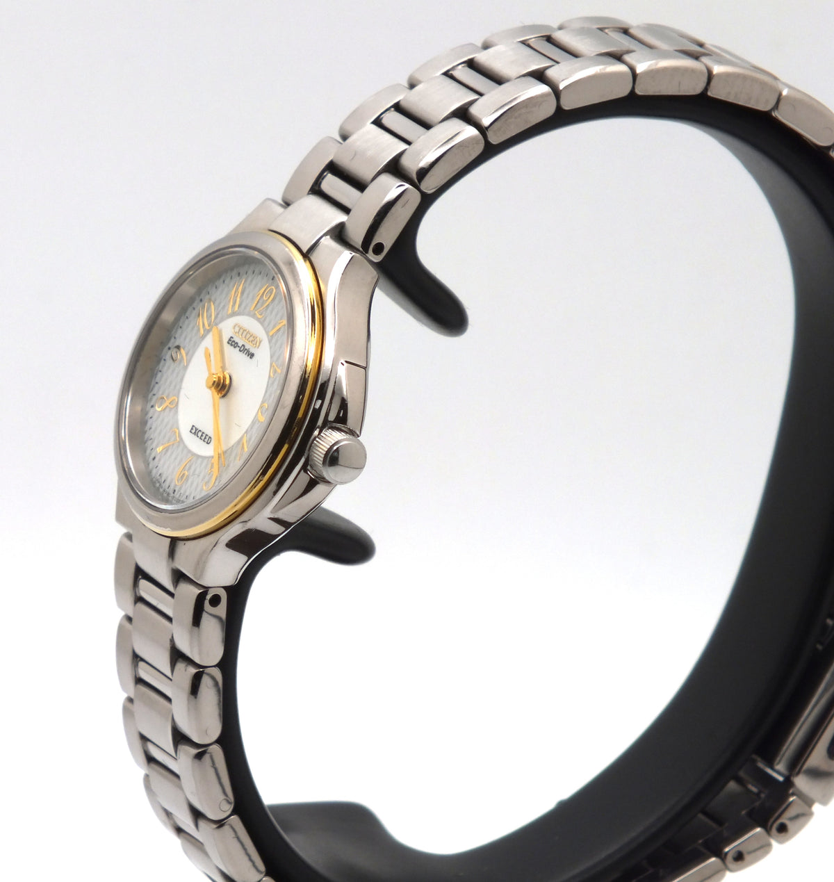 Pre-Owned Citizen Exceed Eco-Drive Women's Two-Tone Watch A980