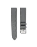 Slate Grey Saffiano Leather Watch Strap 18mm