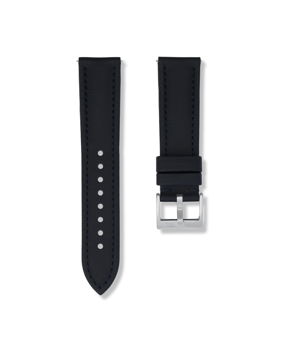 Midnight Blue Sailcloth Strap 22mm