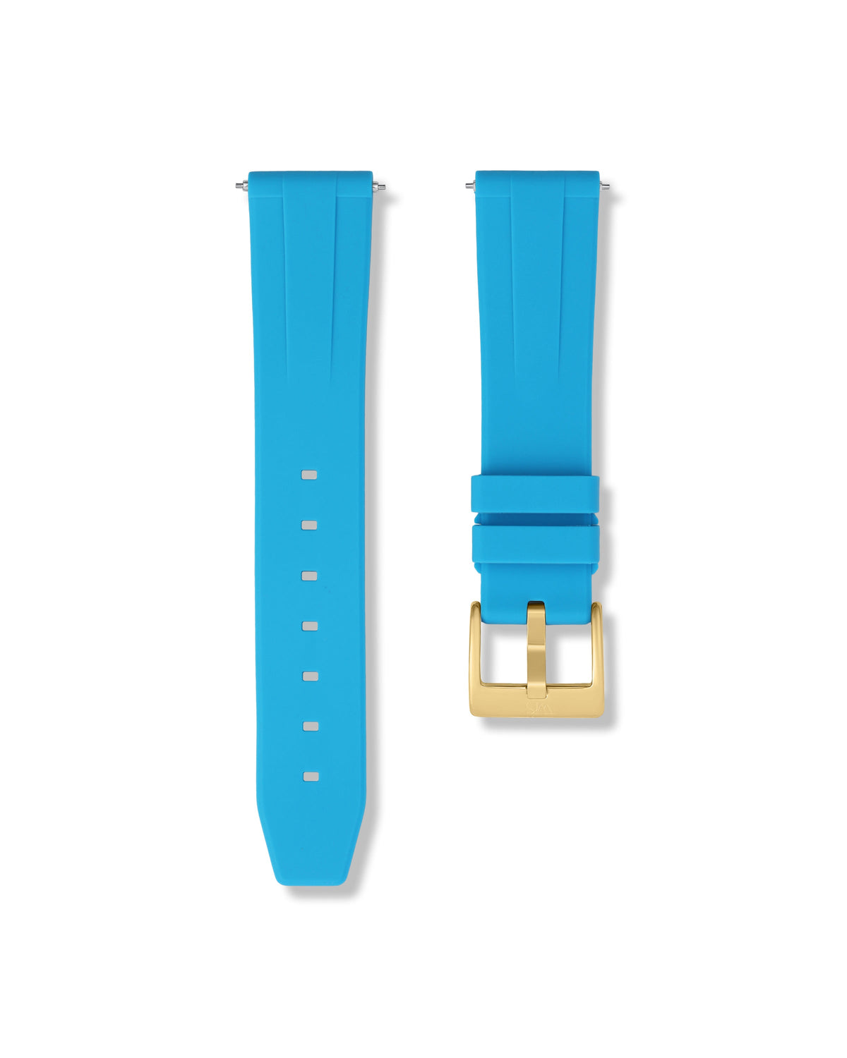 Miami Blue Quick Release Rubber Strap 18mm