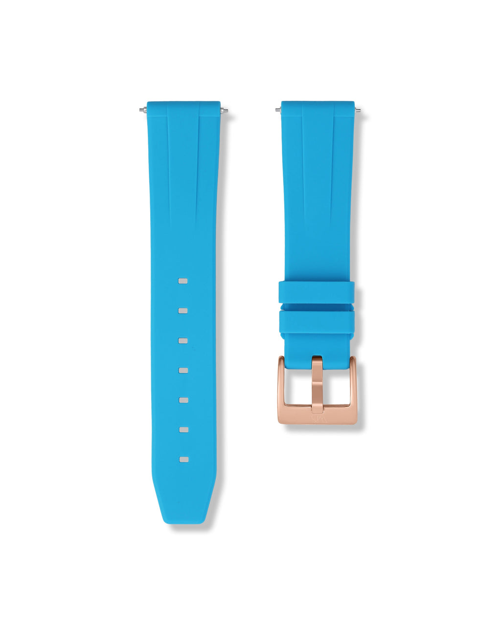 Miami Blue Quick Release Rubber Strap 18mm