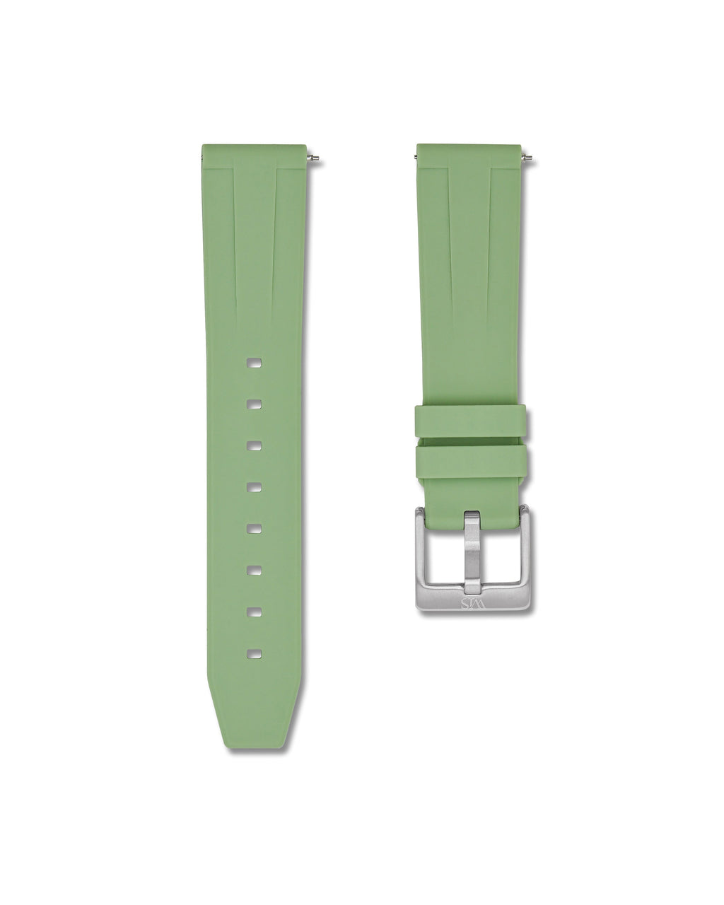 Sage Green Quick Release Rubber Strap 18mm