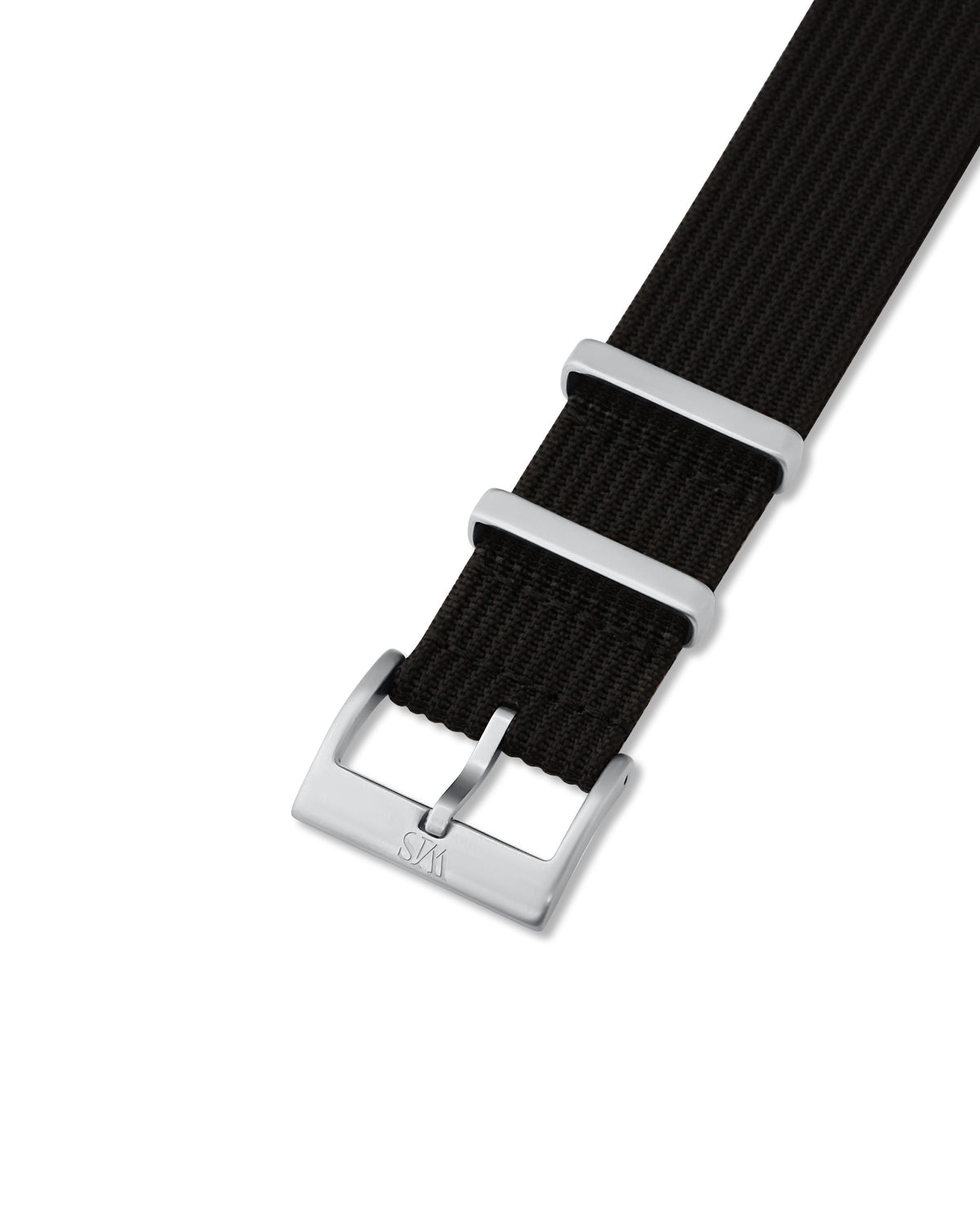 Tuxedo Black Woven Nylon Strap 19mm