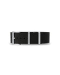 Tuxedo Black Woven Nylon Strap 19mm