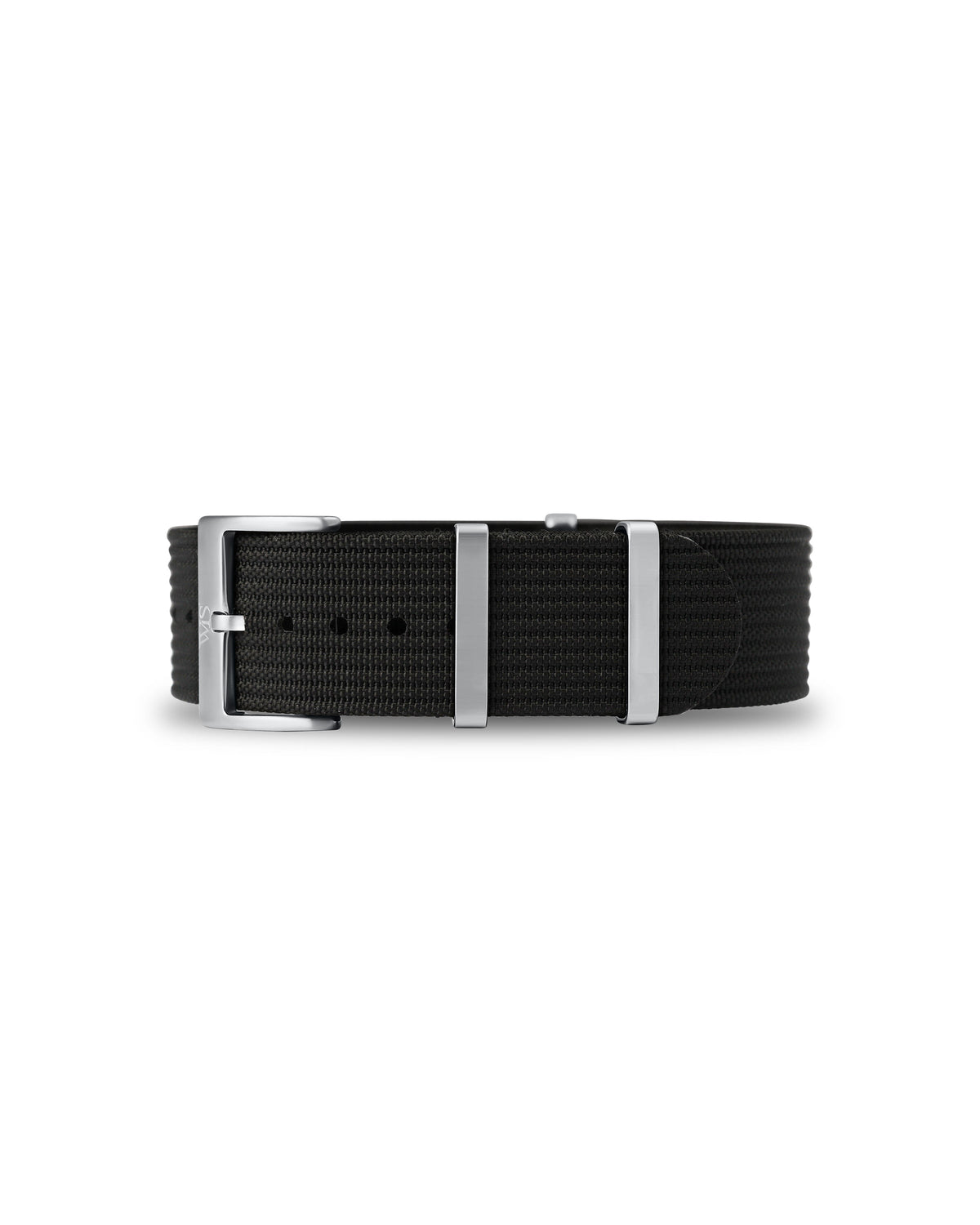 Tuxedo Black Woven Nylon Strap 19mm