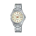 Casio Women’s Beige Dial Stainless Steel Bracelet Watch - LTP-1308D-9AV