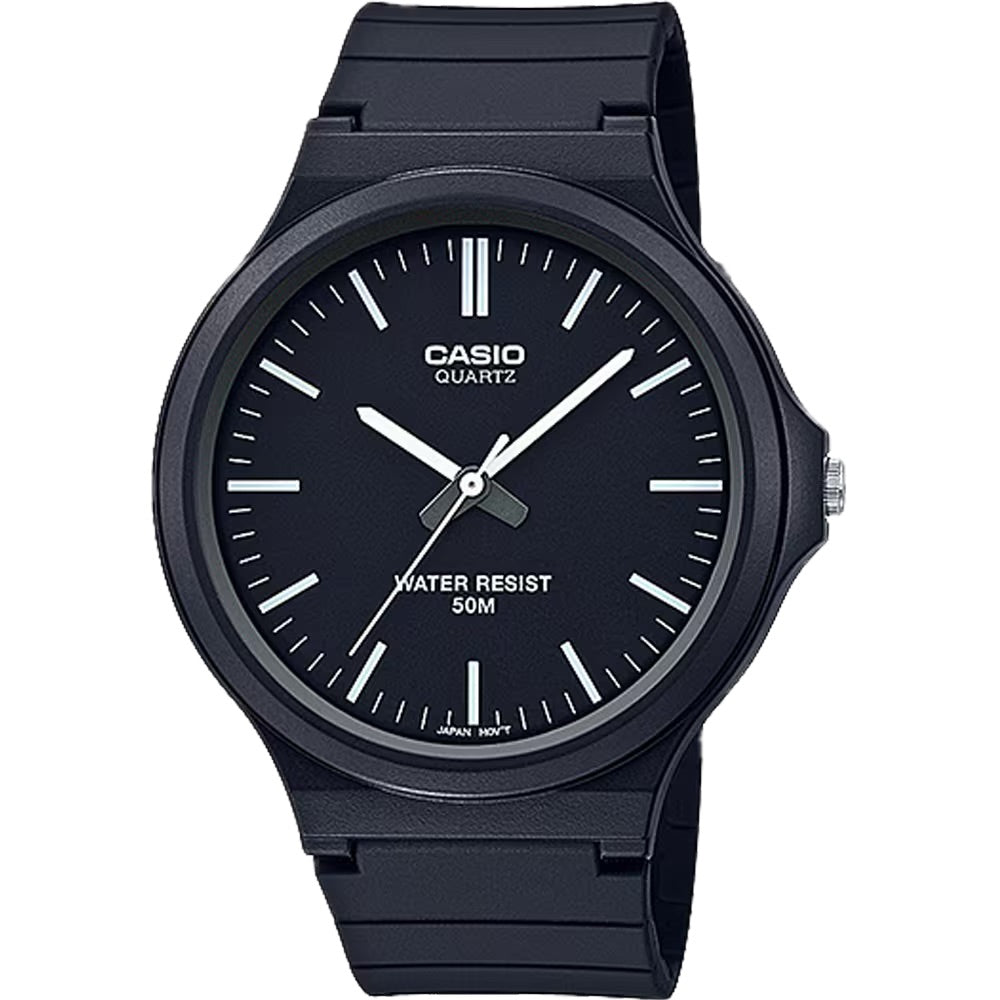 Casio Men's Casual Analog Watch with Black Dial - MW-240-1EV