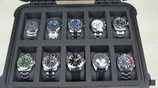 Pelican Case 1400 with Foam Insert for 10 Watches